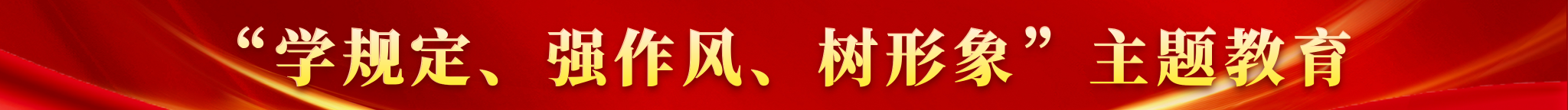 “学规定、强作风、树形象”主题教育
